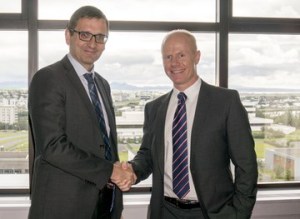 Hordur-Arnarson-CEO-of-Landsvirkjun-and-Magnus-Gardarsson-CEO-of-United-Silicon