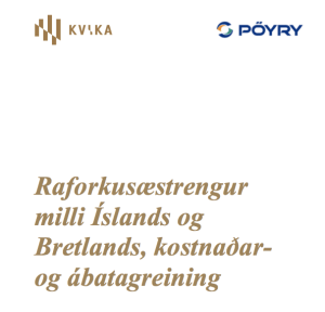 kvika-poyry-icelink-report-2016-cover